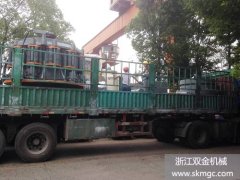 一臺SJ1400圓錐破碎機于2014.9.10發(fā)往