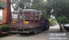 一臺SJ1650圓錐式破碎機于2014.9.1